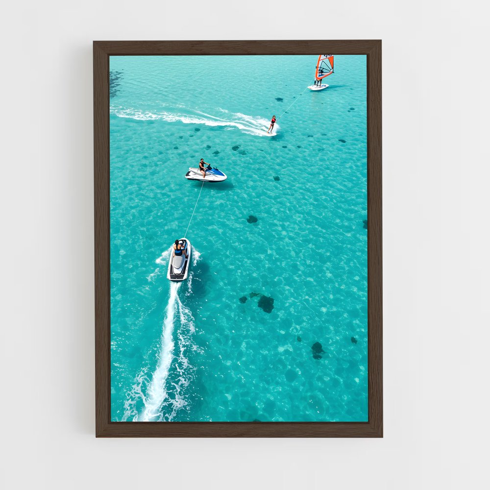 Poster Surf à Malé – affiche Plongée sous-marine (vue 5)